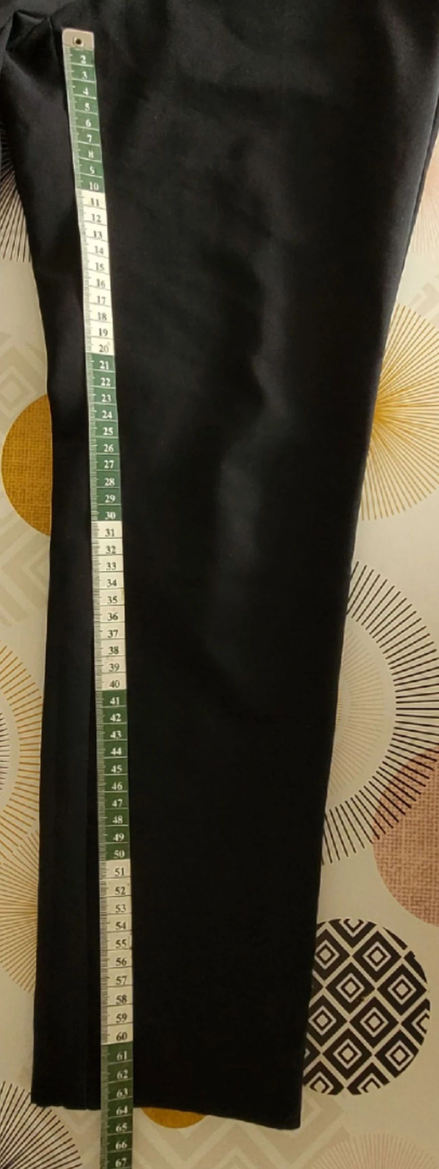 H&M Calça Preta TM/TFr38-Preta-Corte Justo e Cintura Elástica em BE – photo 14
